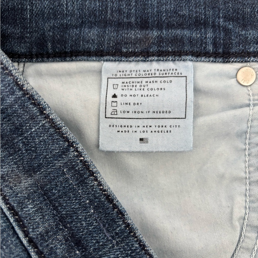 EUC AYR The Pop Jeans Size 34L High Rise Straight Denim - Picture 4 of 7